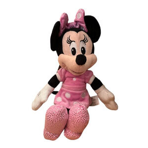 Minnie Mouse Disney Junior Plush Stuffed Animal 10" Sparkles Toy Doll